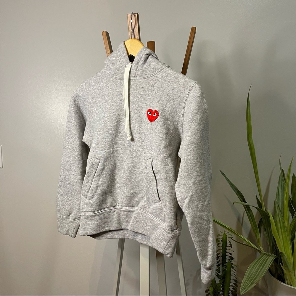 Comme des garçons hoodie sz small good condition!